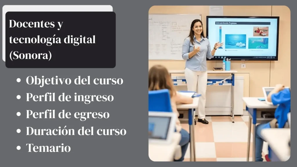Docentes y tecnología digital (Sonora)
